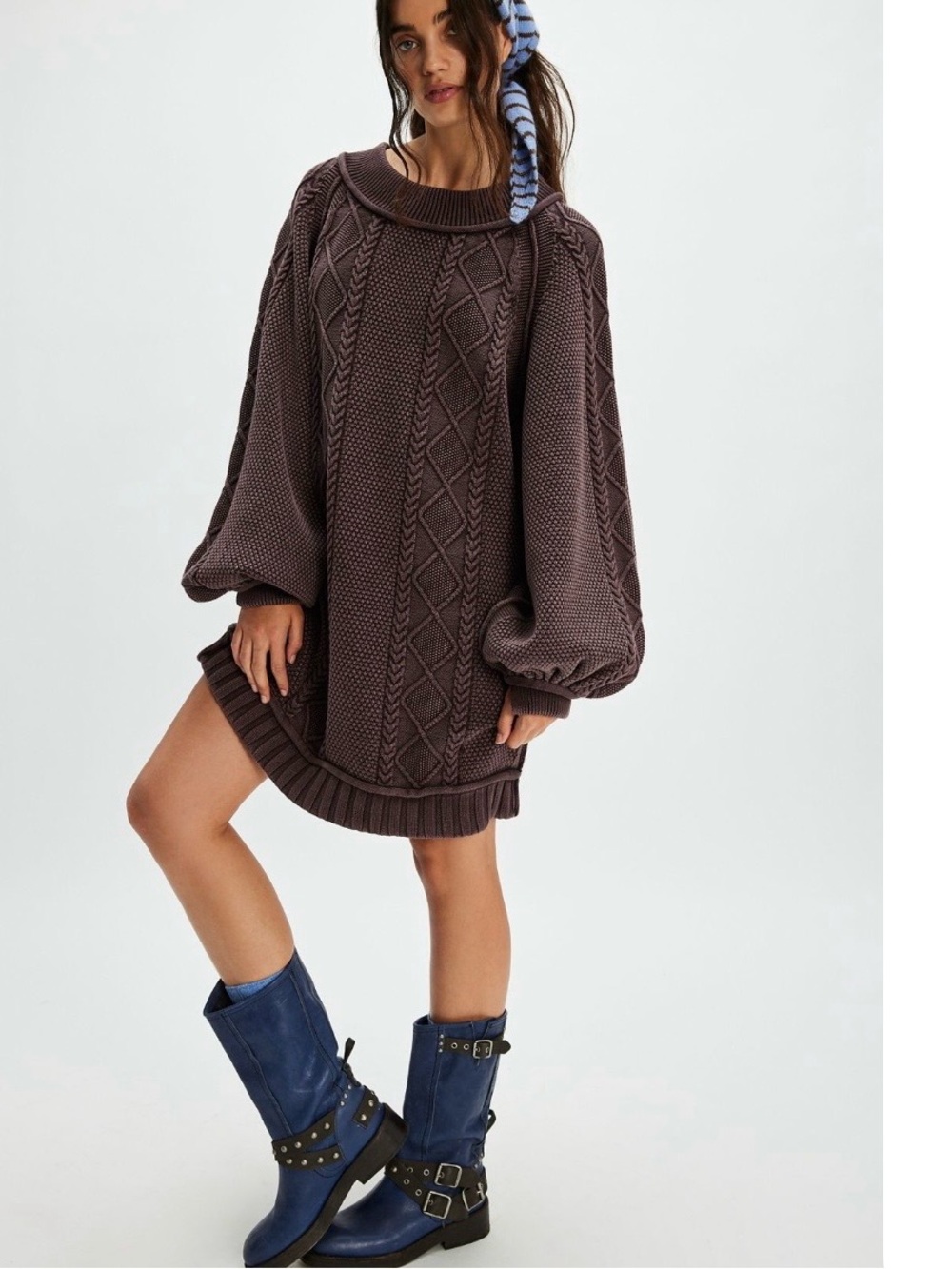 We The Free The Feels Cable Knit Sweater